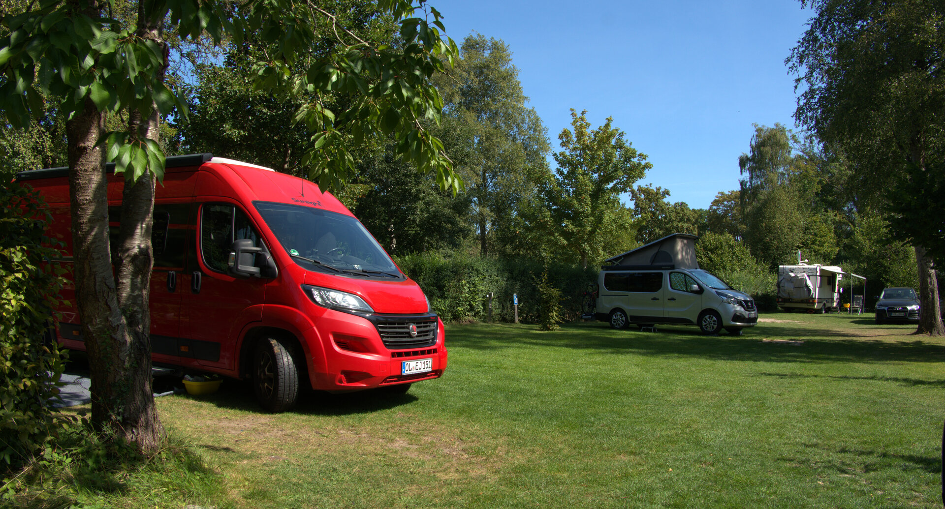 Camping und Wohnmobil